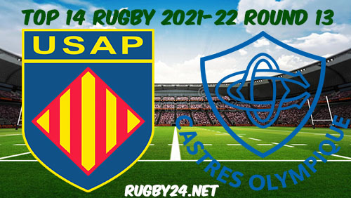 Perpignan vs Castres 26.12.2021 Rugby Full Match Replay Top 14