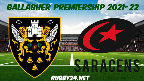 Northampton Saints vs Saracens 02.01.2022 Rugby Full Match Replay Gallagher Premiership