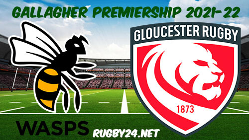 Wasps vs Gloucester 26.11.2021 Rugby Full Match Replay Gallagher Premiership