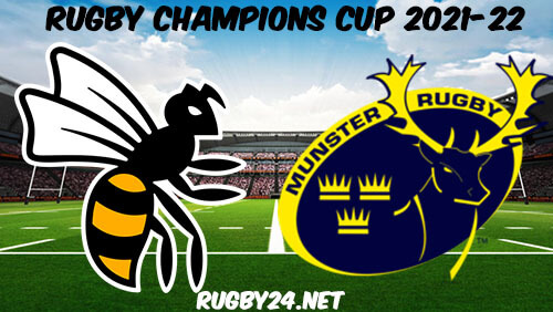 Wasps vs Munster Rugby 12.12.2021 Full Match Replay - Heineken Champions Cup