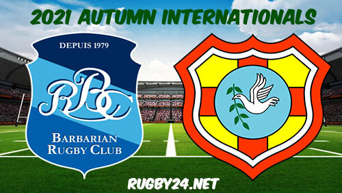 French Barbarians vs Tonga Rugby 13.11.2021 Full Match Replay 2021 Autumn Internationals Rugby