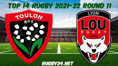 Toulon vs Lyon 27.11.2021 Rugby Full Match Replay Top 14