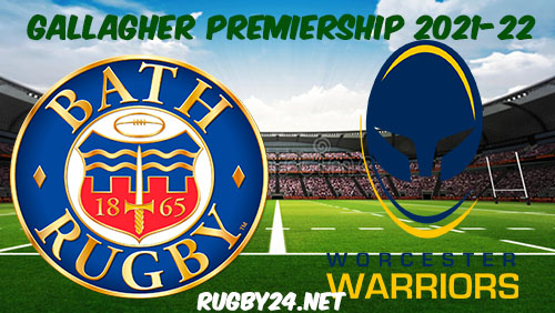 Bath vs Worcester Warriors 09.01.2022 Rugby Full Match Replay Gallagher Premiership