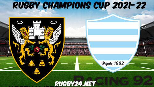 Northampton Saints vs Racing 92 Rugby 10.12.2021 Full Match Replay - Heineken Champions Cup