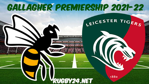 Wasps vs Leicester Tigers 09.01.2022 Rugby Full Match Replay Gallagher Premiership