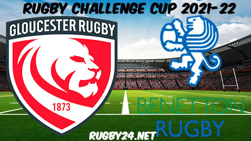 Gloucester vs Benetton Rugby 17.12.2021 Full Match Replay - Rugby Challenge Cup