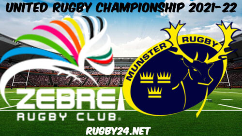 Zebre vs Munster 29.01.2022 Rugby Full Match Replay United Rugby Championship
