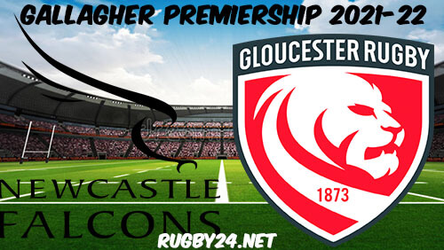 Newcastle Falcons vs Gloucester 29.01.2022 Rugby Full Match Replay Gallagher Premiership