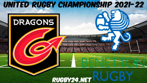 Dragons vs Benetton 28.01.2022 Rugby Full Match Replay United Rugby Championship