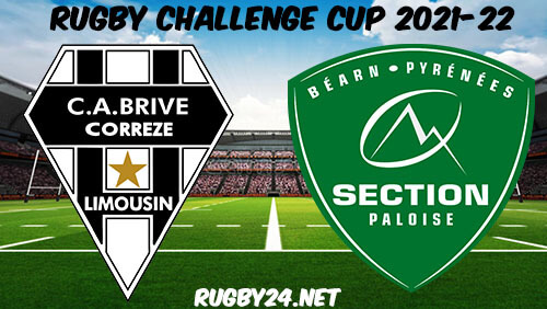 Brive vs Pau Rugby 14.01.2021 Full Match Replay - Rugby Challenge Cup
