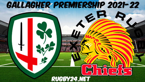 London Irish vs Exeter Chiefs 29.01.2022 Rugby Full Match Replay Gallagher Premiership