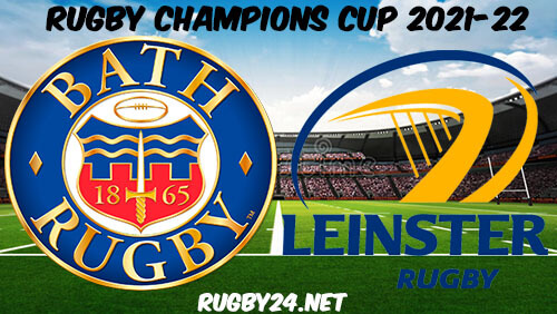 Bath vs Leinster Rugby 22.01.2022 Full Match Replay - Heineken Champions Cup
