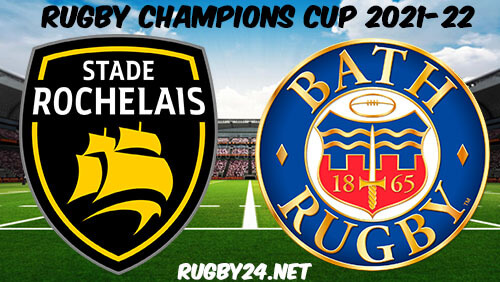 La Rochelle vs Bath Rugby 15.01.2022 Full Match Replay - Heineken Champions Cup