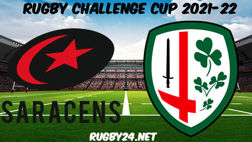 Saracens vs London Irish Rugby 23.01.2021 Full Match Replay - Rugby Challenge Cup