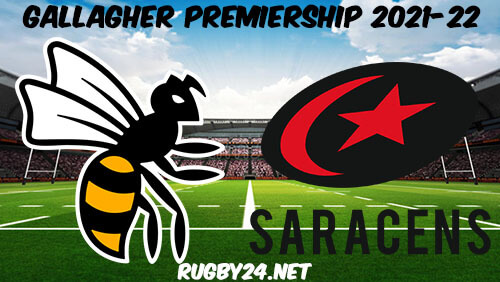 Wasps vs Saracens 30.01.2022 Rugby Full Match Replay Gallagher Premiership