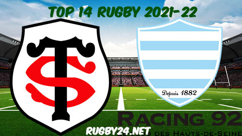 Toulouse vs Racing 92 29.01.2022 Rugby Full Match Replay Top 14