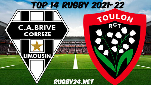 Brive vs Toulon 26.02.2022 Rugby Full Match Replay Top 14