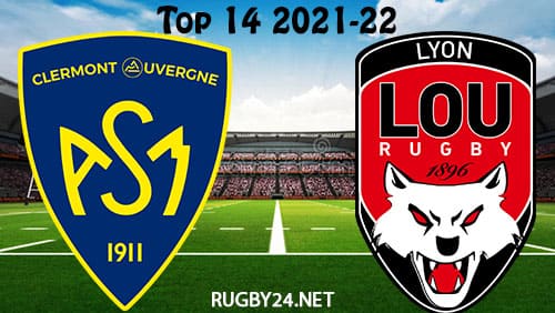 Clermont vs Lyon 05.03.2022 Rugby Full Match Replay Top 14