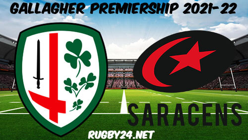 London Irish vs Saracens 19.02.2022 Rugby Full Match Replay Gallagher Premiership