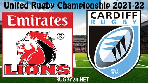 Lions vs Cardiff 13.03.2022 Rugby Full Match Replay United Rugby Championship