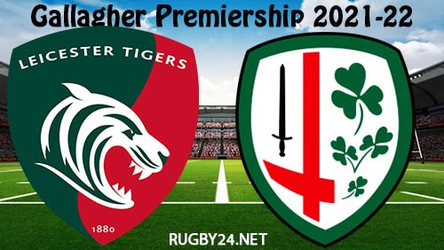 Leicester Tigers vs London Irish 12.03.2022 Rugby Full Match Replay Gallagher Premiership