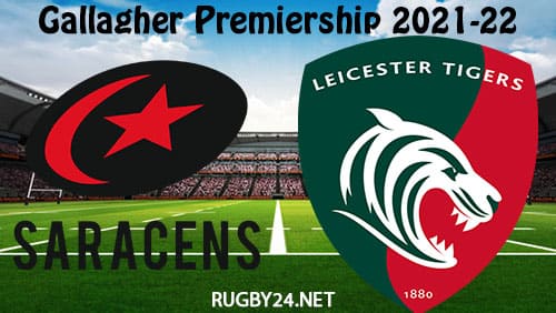 Saracens vs Leicester Tigers 05.03.2022 Rugby Full Match Replay Gallagher Premiership