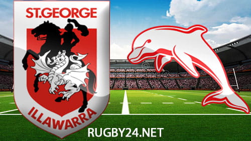 St George Illawarra Dragons v Dolphins - Full...
