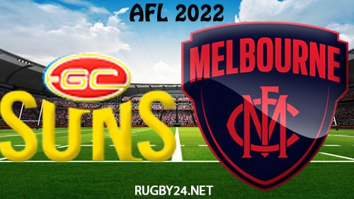 Gold Coast Suns vs Melbourne Demons 26.03.2022 AFL Full Match Replay
