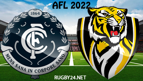 Carlton Blues vs Richmond Tigers 16.03.2022 AFL Full Match Replay