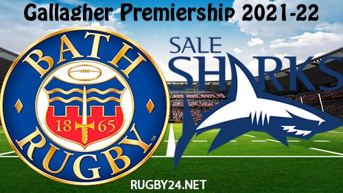 Bath vs Sale Sharks 26.03.2022 Rugby Full Match Replay Gallagher Premiership