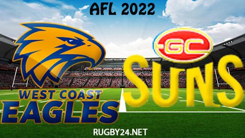 West Coast Eagles vs Gold Coast Suns 20.03.2022 AFL Full Match Replay