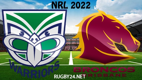 New Zealand Warriors vs Brisbane Broncos 02.04.2022 NRL Full Match Replay
