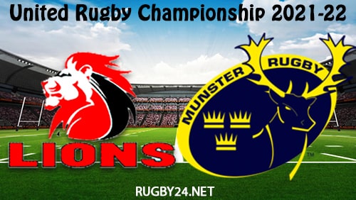 Lions vs Munster 19.03.2022 Rugby Full Match Replay United Rugby Championship