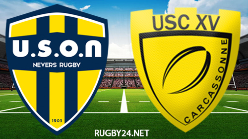 Nevers vs Carcassonne 19.05.2022 Rugby Full Match Replay Pro D2 Playoffs
