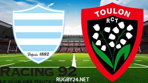 Racing 92 vs Toulon 05.06.2022 Rugby Full Match Replay Top 14